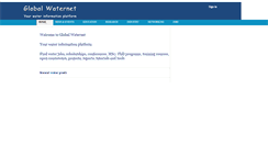 Desktop Screenshot of globalwaternet.com